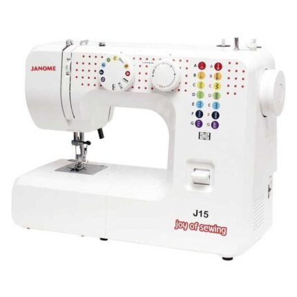 Janome J15 Manuel Dikiş ve Nakış Makinesi – 13 Desen, İlik Açma, Zigzag, Esnek Dikiş ve Dahili Aydınlatma - Görsel 3