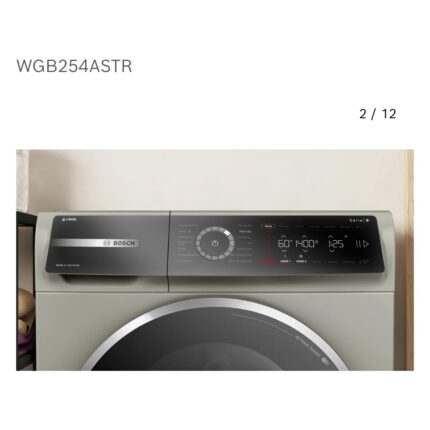 BOSCH  WGB254ASTRTR Çamaşır Makinesi  &  WQB245AXTR  KURUTMA  MAKİNASI  ***İTHAL SERİE 8 ÇAMAŞIR & KURUTMA SETİ *** - Görsel 5