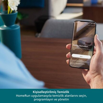 Philips 5000 Serisi Islak Kuru Robot Süpürge, Yüksek Emiş Gücü, Uzun Çalışma Süresi, HomeRun, Lazer Teknolojisi, Beyaz, XU5000/20 - Görsel 4