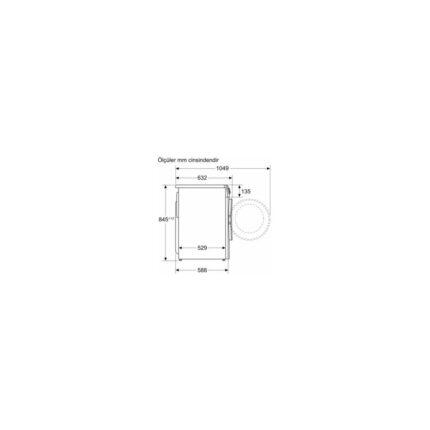 Profilo CGA242Z0TR Çamaşır Makinesi 9 kg 1200 Devir - Görsel 5