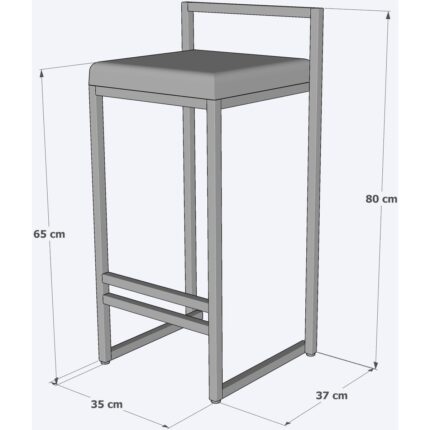 Ats Dekor Barvia Bar Masası Gbb - 01 2'li Bar Masa Takımı - Görsel 5