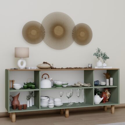 Midoser Bohem Serisi Natura Konsol -Kül Yeşili - Görsel 4