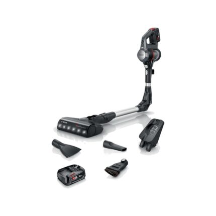 Bosch Şarjlı Dik Süpürge BBS712A 256W 2 Bataryalı Bükülebilir Boru Kuru Temizlik Dark Granite Renk