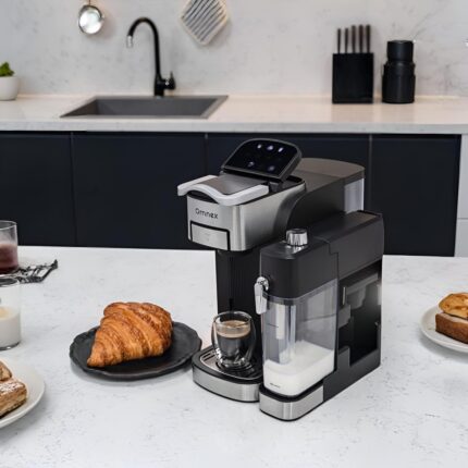Omnex Ox-Pro2 Espresso Kahve Makinesi 20 Bar Kapsül & Öğütülmüş Kahve, Süt Köpürtücü Latte Cappuccino - Görsel 5