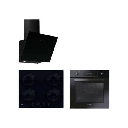 Hoover & Candy Zinova Ankastre Set (HDG6C1GBTK + HVW6MBB + FCP405N/E)