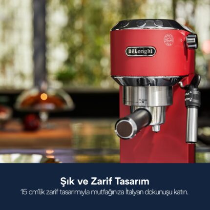 DeLonghi Dedica Manuel Espresso Makinesi EC 685.R - Görsel 4