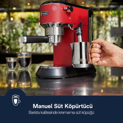 DeLonghi Dedica Manuel Espresso Makinesi EC 685.R - Görsel 5