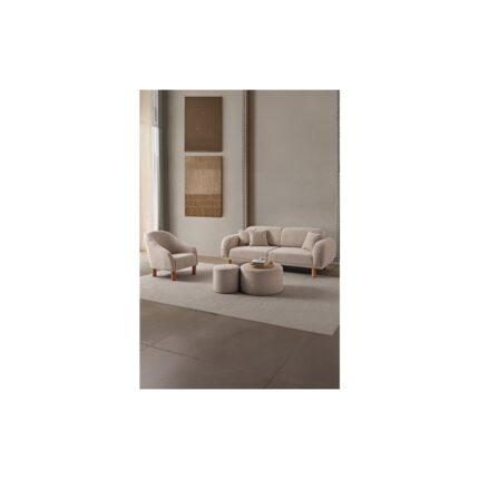 Edsy Home Regnum Koltuk Takımı 3+3+1+1 Taş Renk - Görsel 3