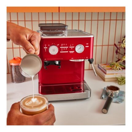 Kitchenaid Yarı Otomatik Öğütücülü Espresso Makinesi - 5KES6551 - Görsel 5