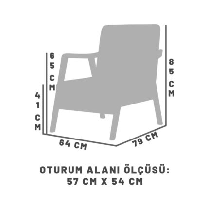 Zem Rock Bohem Sallanır Berjer, Kırık Beyaz - Görsel 5