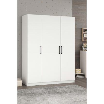 Demezler Mobilya Modern 3 Kapaklı Gardırop