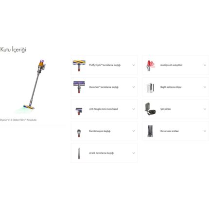 Dyson V12 Detect Slim™ Absolute Kablosuz Süpürge - Görsel 2