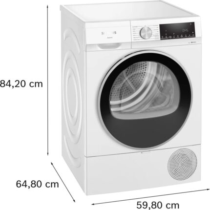 Siemens WQ42A201TR 9 kg D Enerji Sınıfı IQ300 Isı Pompalı Kurutma Makinesi - Görsel 4