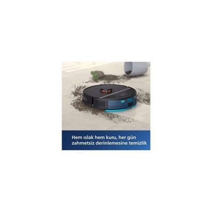 Philips 3ü 1 Arada Islak Kuru ve Moplu Premium Akıllı Robot Süpürge, 230DK - Gelişmiş Performans - Görsel 4