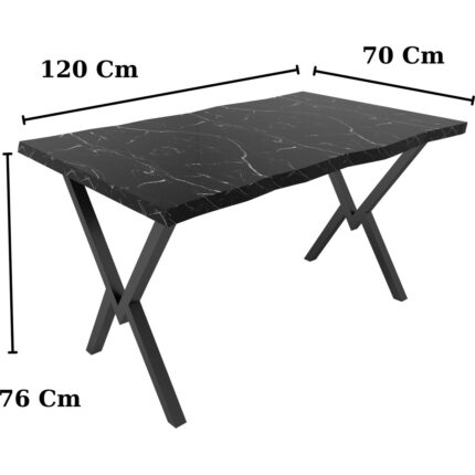 İnci Homeart Kütük Masa Kütük Görünümü Mdfmasa 80X120 - Görsel 5