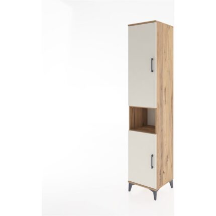 Dienni Hyperion Dolap 5 Raflı 2 Kapaklı 44X44X221 Çam-Aytaşı - Görsel 3