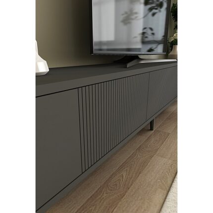 Ceneyra TSA1803A- Corsa Tv Stand, Tv Sehpası 180CM Antrasit - Görsel 3