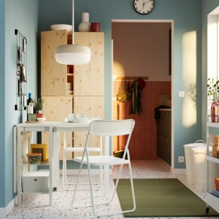 IKEA Vıhals Katlanır Sandalye Beyaz - Görsel 4