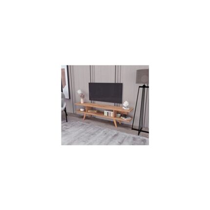 Ankara Mobilya 160 cm TV Sehpası Atlantik Çam Renk Modern Tasarım Suntalam Malzeme - Görsel 4