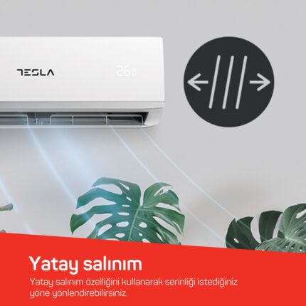Tesla 12.000 Btu Duvar Tipi Split Klima Seti Beyaz - Görsel 3
