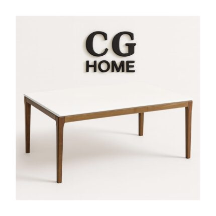 Cg Home Mono Orta Sehpa %100 Ahşap Lake Boya - Görsel 2