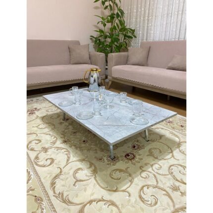 Kuzenler Mobilya Yer Sofrası Metal Katlanır Ayaklı (Mdf) - Görsel 2