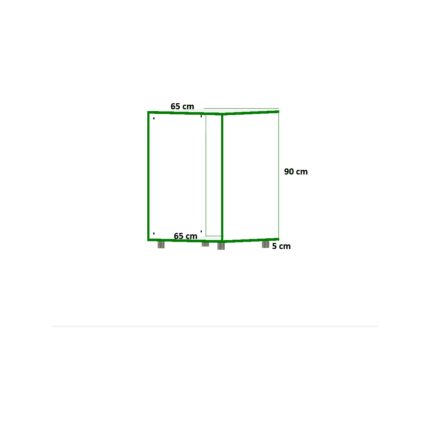 Alfimo Mobilya Crown Çamaşır Makine Dolabı Beyaz - Görsel 4