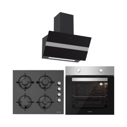 Silverline BO6501X01 - CS5349B01 - 3472 Bold 60 Siyah Ankastre Set