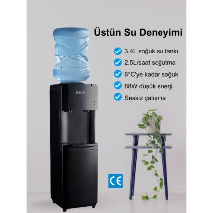 GBLOK 1119BB Soğuk Su Sebili Siyah - Görsel 2