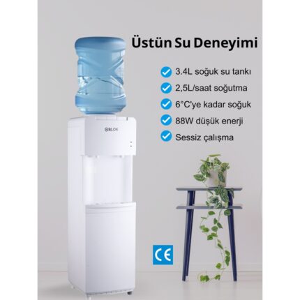 GBLOK 1119BW Soğuk Su Sebili Beyaz - Görsel 2