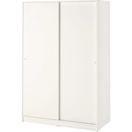 IKEA Kleppstad Sürgü Kapaklı Gardırop Beyaz 117 x 176 cm