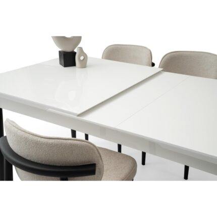 Erezoğulları Mobilya Tekno Polo Mdf Açılır Mutfak Masa Sandalye Takımı 90X160 - Görsel 5