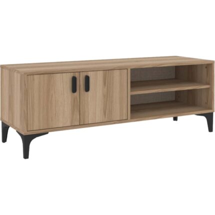 Storish Sardes Tv Sehpası 140 Cm Meşe - Görsel 5