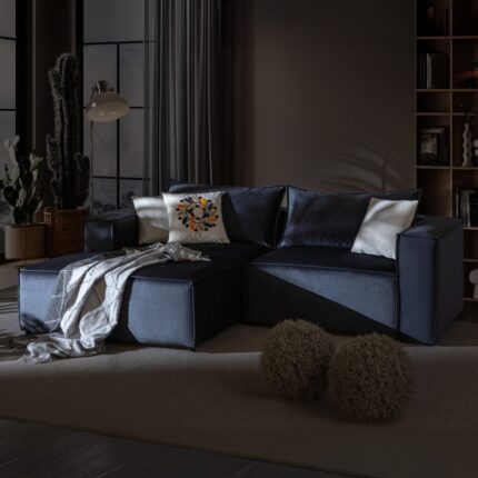 Edsy Home Arven Köşe Koltuk Takımı Antrasit - Görsel 5