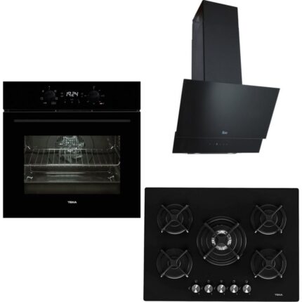 Teka Siyah Ankastre Set ( Hak 625 Bk Börekşefim  - Atv 60 Siyah - Teka Hf Lux 70 5g Aı Al Tr Cı Ankastre Ocak )