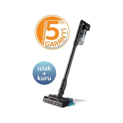 Yenibağ Store 7000 Serisi Kablosuz Elektrikli Süpürge – Powercyclone 12, 80 Dakika Kullanım Süresi, Islak Temizlik Için Aqua Modül, Anti-Alerji Filtre, El Süpürgesi Modu, 5 Yıl Garanti (XC7053/01) - Görsel 2