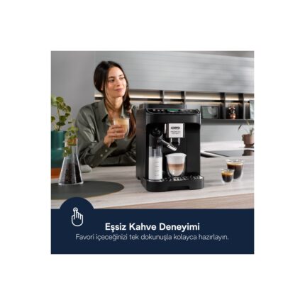 DeLonghi Magnifica Evo, Ecam310.60.B Next Tam Otomatik Espresso Kahve Makinesi - Görsel 3