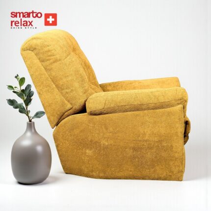 Smarto Relax TV Koltuğu Berjer – Paris Serisi, Sabit Modern Baba Koltuğu, Ergonomik Sırt Destekli Tasarım, Kadife/Şönil Kumaş, Dekoratif Tekli Koltuk (Salon/Oturma Odası) - Görsel 3