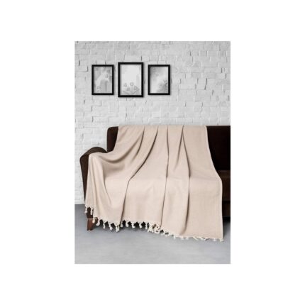 Concept Trendy Koltuk Örtüsü Bej 2'li Set 170X230CM - Görsel 3