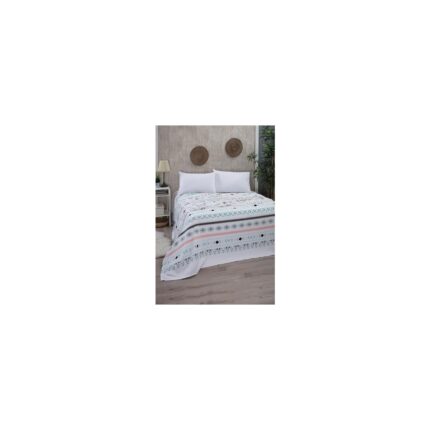 Mena Rise Çarşafı Tek Kişilik Pike Yatak Örtüsü 170 x 230 Beyaz - Görsel 2
