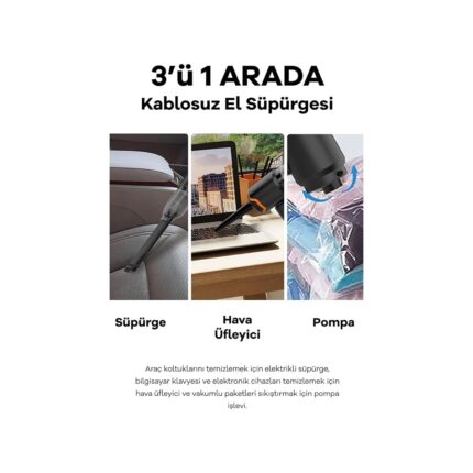 Araç Içi Süpürge - Görsel 4