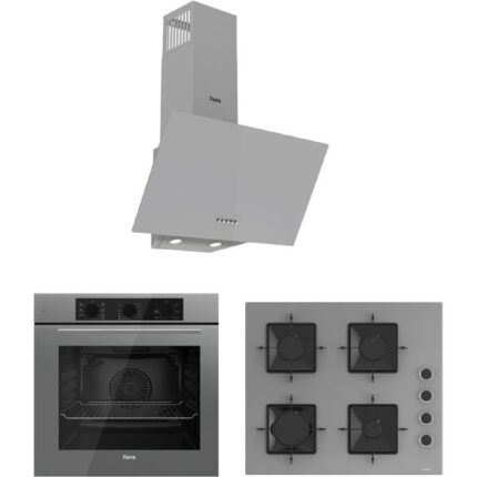 Ferre Flowart Serisi (QBL62CPR-SS208-D088) Ankastre Set