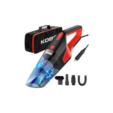 KBV12 12VOLT/120WATT Araç Süpürgesi + 5 Parça Aksesuar Seti + Taşıma Çantası