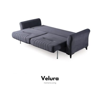 Velura Home & Living Alaf Üçlü Kanepe & 3'lü Koltuk - Gri - Görsel 4