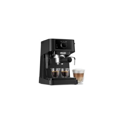 Stilosa Ec 230.BK – Geleneksel Espresso Süzgeç Makinesi, Manuel Süt Köpürtücülü Espresso Makinesi, Espresso Tozu, 1 L Su Tankı, Siyah - Görsel 3