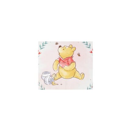 Mena Rise The Pooh Lisanslı Karakter BASKILI%100 Pamuk Kırlent, Çok Renkli, 40X40 cm - Görsel 3