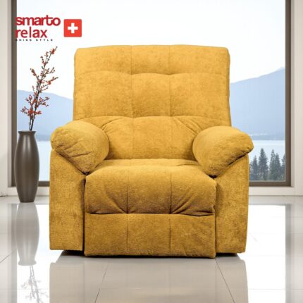 Smarto Relax TV Koltuğu Berjer – Paris Serisi, Sabit Modern Baba Koltuğu, Ergonomik Sırt Destekli Tasarım, Kadife/Şönil Kumaş, Dekoratif Tekli Koltuk (Salon/Oturma Odası)