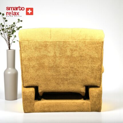 Smarto Relax TV Koltuğu Berjer – Paris Serisi, Sabit Modern Baba Koltuğu, Ergonomik Sırt Destekli Tasarım, Kadife/Şönil Kumaş, Dekoratif Tekli Koltuk (Salon/Oturma Odası) - Görsel 4