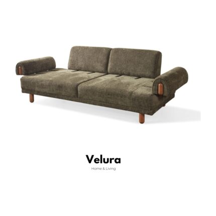 Velura Home & Living Salda Üçlü Kanepe & 3'lü Koltuk - Yeşil - Görsel 3