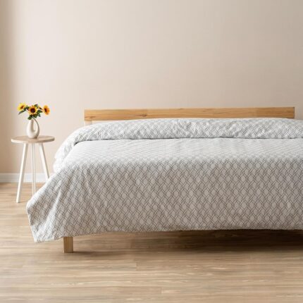 Mena Rise | Mix & Match | Limoges |%100 Pamuklu Çift Kişilik 200 x 220 Tek Nevresim Beyaz